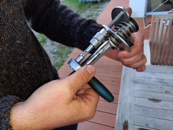 Spannwerkzeug 1.2 KEG Fass Feder für Dichtung – Bild 5